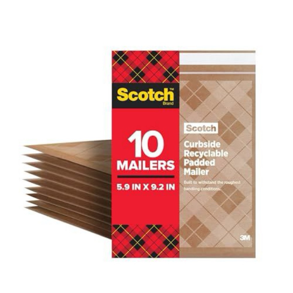 Scotch Brown Padded Mailers - 10 Pack